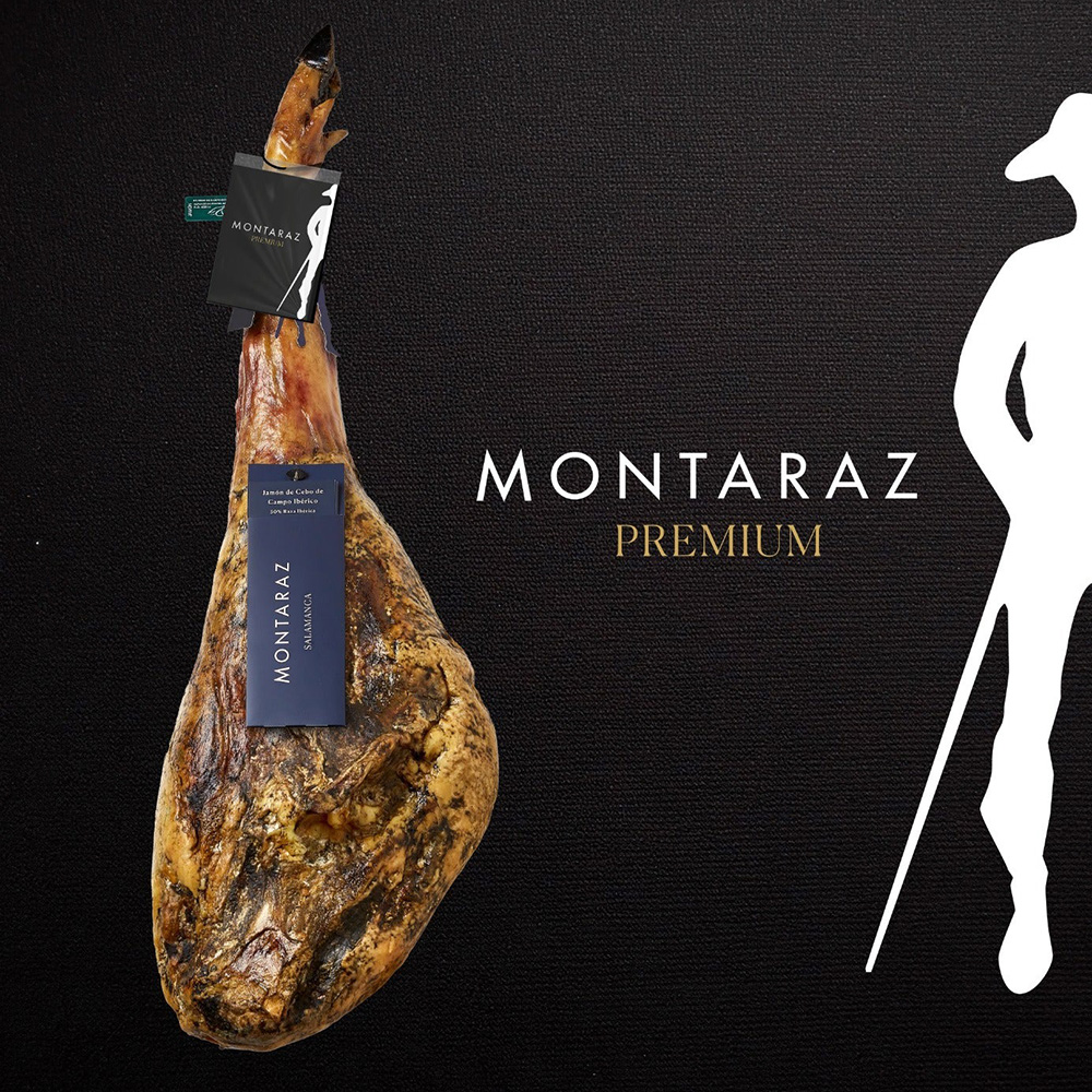 MONTARAZ PREMIUM Salamanca - Jamón de Cebo de Campo Ibérico - Imagen 2
